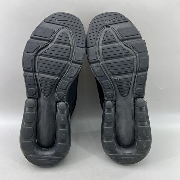 Nike Air Max 270 Running Shoes Women Size 7.5 Triple Black Comfort Low Sneakers - Picture 7 of 8